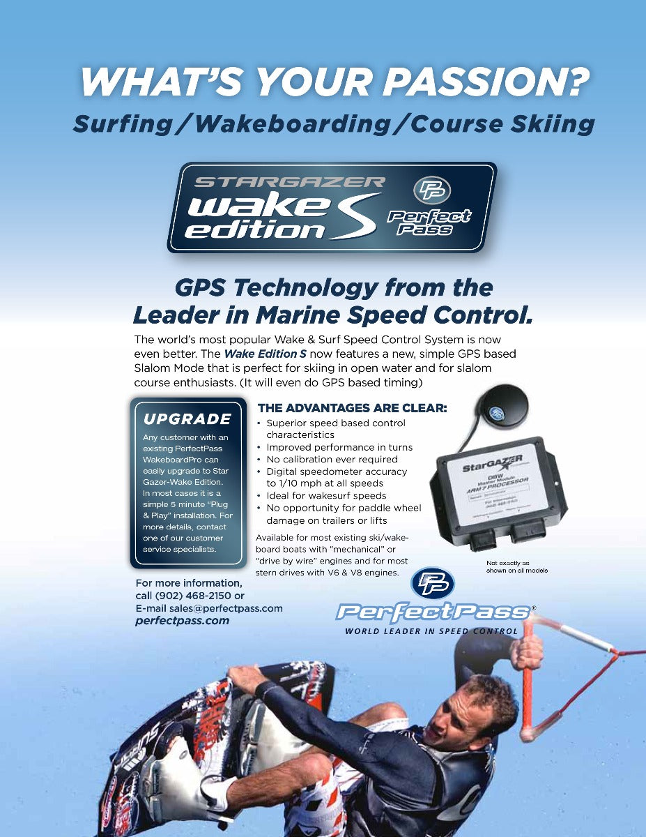 Perfect Pass Star Gazer Wake Edition-S Cruise Control System