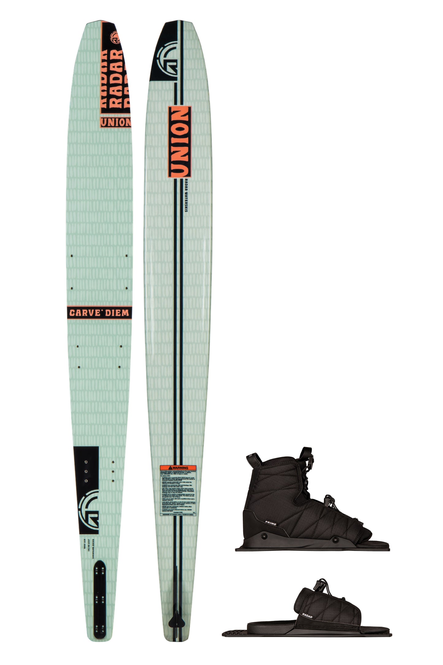 Radar Union w/ Prime women's Slalom Waterski Package 2025
