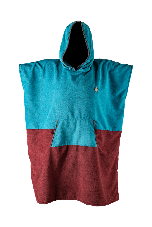 Ronix Change Poncho - Sea Blue/Maroon
