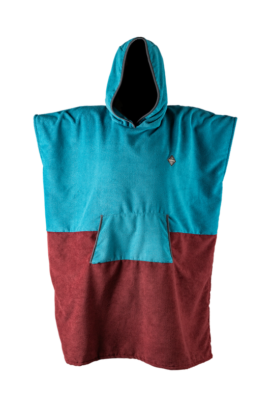 Ronix Change Poncho - Sea Blue/Maroon