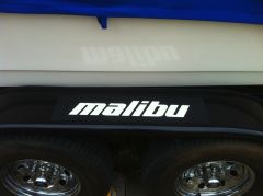 Trailer Non-Skid Malibu Text Fender Protection 24"
