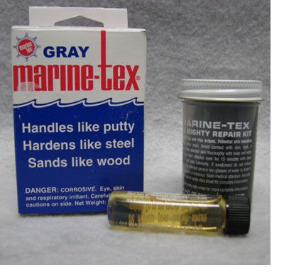 Marine-Tex Jr. Repair Kit, structural epoxy, putty White or Grey Options