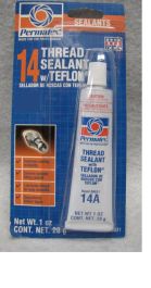 PERMATEX #14 Thread Sealant with TEFLON – 16 oz. bottle - Chemical Concepts